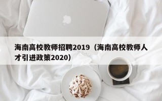 海南高校教师招聘2019（海南高校教师人才引进政策2020）