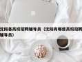 沈阳各高校招聘辅导员（沈阳有哪些高校招聘辅导员）