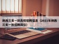 陕西三支一扶高校招聘信息（2021年陕西三支一扶招聘岗位）