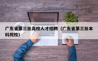 广东省第三批高校人才招聘（广东省第三批本科院校）
