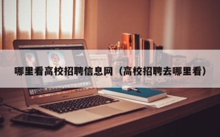 哪里看高校招聘信息网（高校招聘去哪里看）