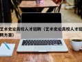 艺术史论高校人才招聘（艺术史论高校人才招聘方案）