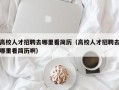 高校人才招聘去哪里看简历（高校人才招聘去哪里看简历啊）