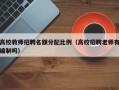 高校教师招聘名额分配比例（高校招聘老师有编制吗）