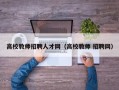高校教师招聘人才网（高校教师 招聘网）