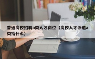 普通高校招聘a类人才岗位（高校人才派遣a类指什么）
