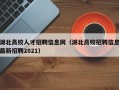 湖北高校人才招聘信息网（湖北高校招聘信息最新招聘2021）