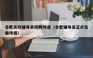 合肥高校辅导员招聘待遇（合肥辅导员正式在编待遇）