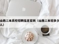 山西二本高校招聘信息官网（山西二本招多少人）