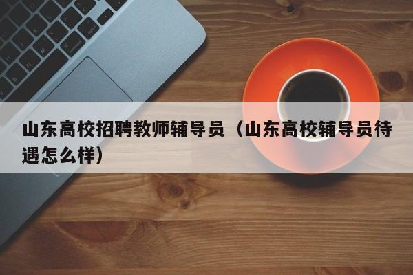 山东高校招聘教师辅导员（山东高校辅导员待遇怎么样）-第1张图片-高校招聘网