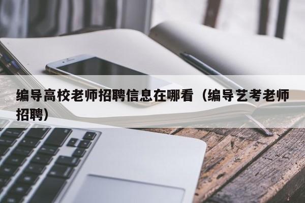 编导高校老师招聘信息在哪看（编导艺考老师招聘）-第1张图片-高校招聘网